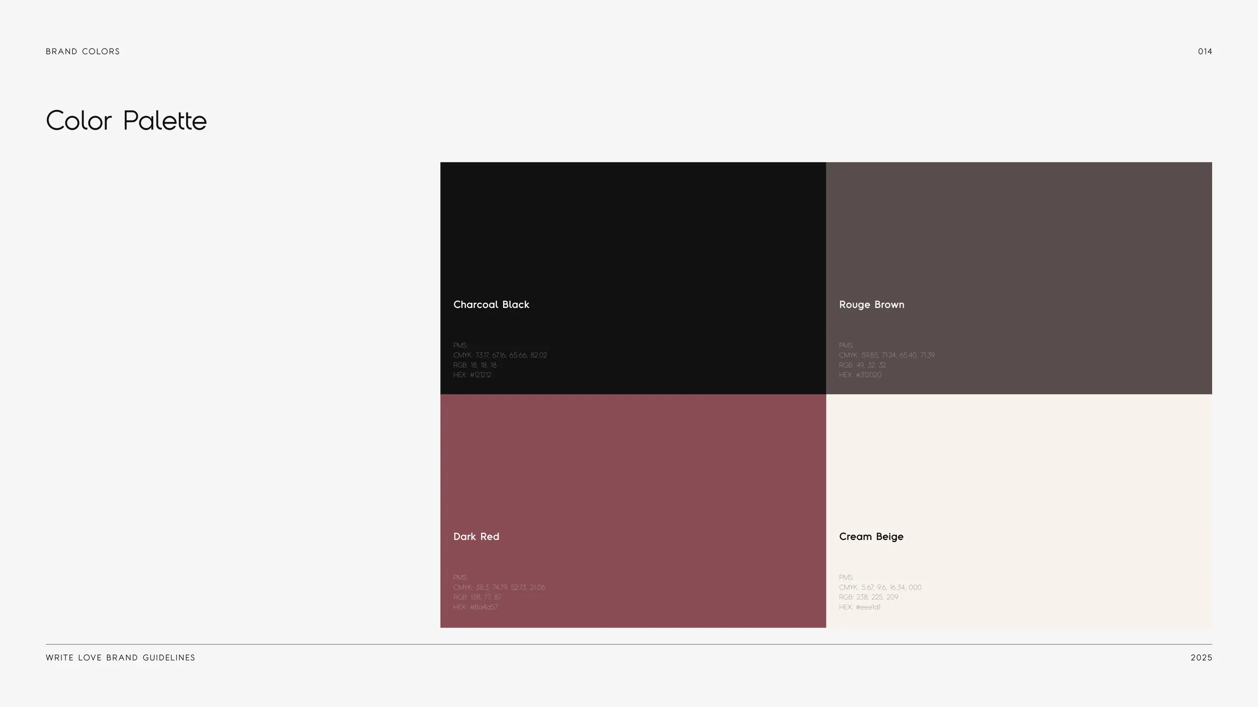 Write Love brand identity 6